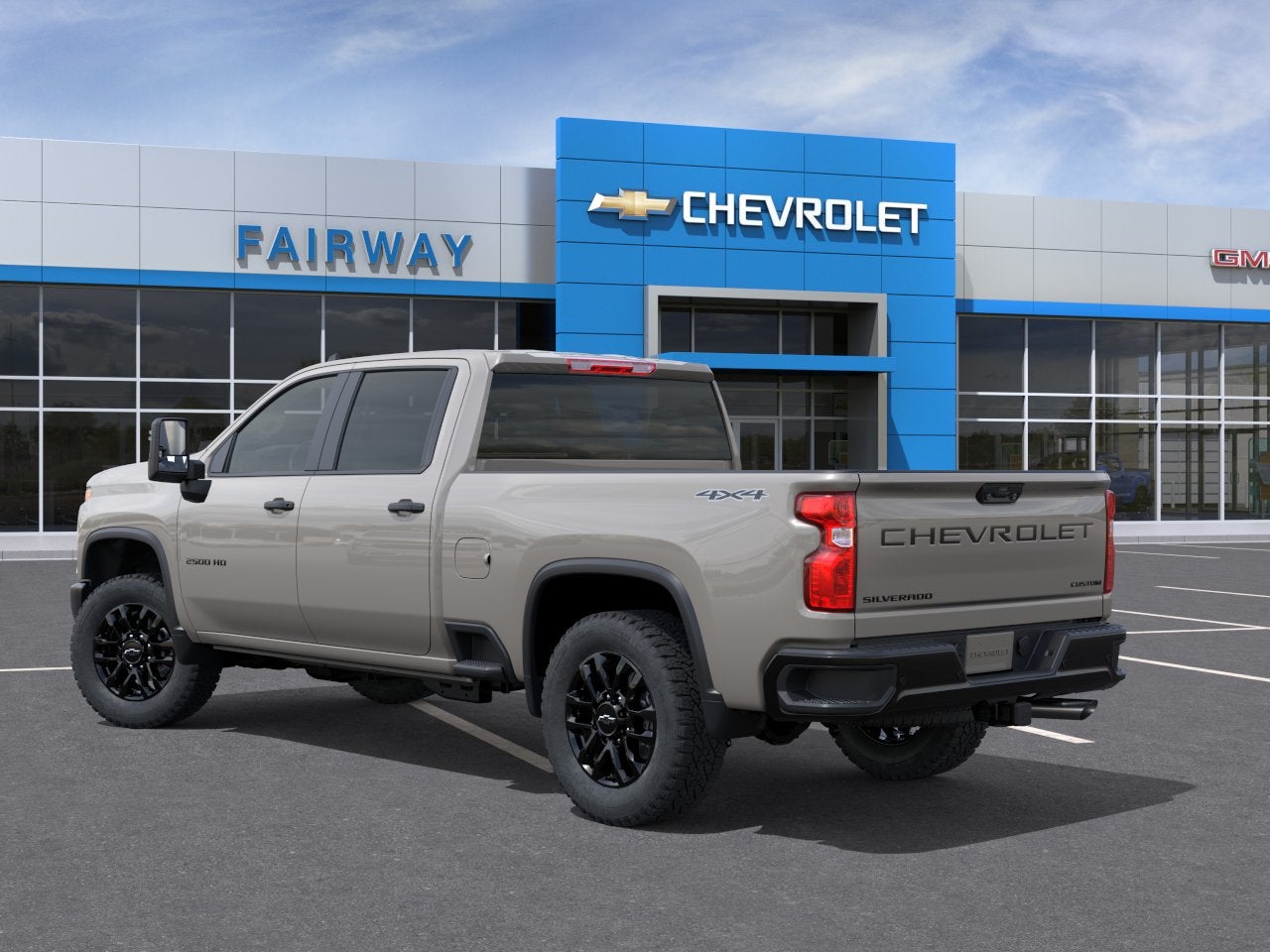 2026 Chevrolet Silverado 2500 HD — rear three-quarter view