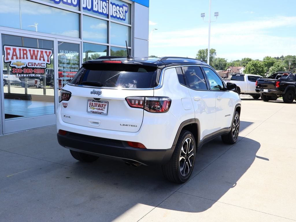 2022 Jeep Compass — rear three-quarter view