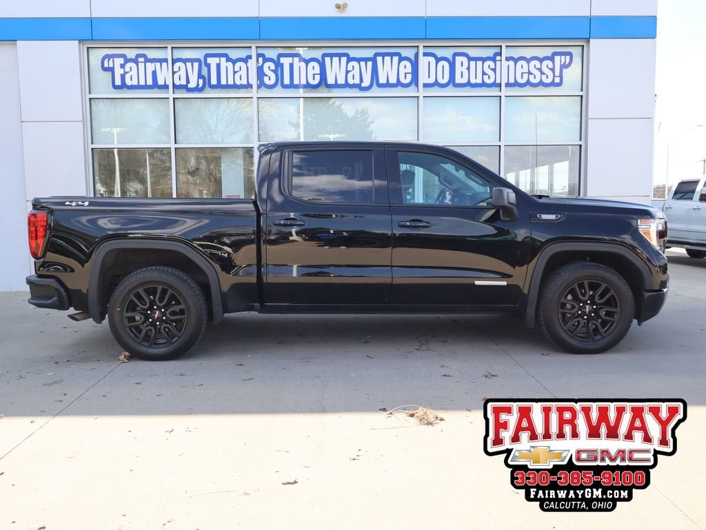 2022 GMC Sierra 1500 Limited Elevation in Onyx Black — front three-quarter view