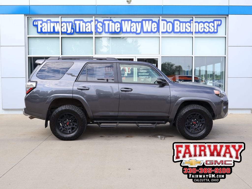 2023 Toyota 4Runner TRD Off Road Premium in Gray — front three-quarter view